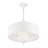 Lamotte 3-Light Dimmable Metal Drum Chandelier with Linen Blend Shade -797972908