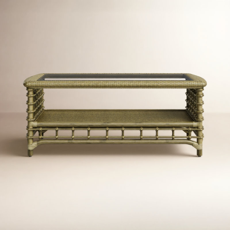 Luca Coffee Table, Aged Barrel