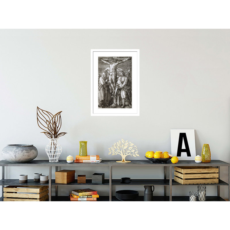 Crucifixion par Albrecht Dürer, impression giclée sur cadre, H 29,5 po x l 21,48 po