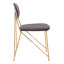 Chaise de salle à manger à dossier bas Chanoa