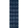 Glam Navy Blue Silver Area Rug