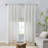 Linen Blend Light Filtering Curtain panel