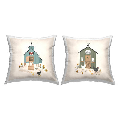 Polyester Throw Square Pillow Cover & Insert