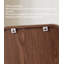Miroir moderne autoportant complet en bois à bord arrondi pour la décoration de chambre à coucher-529100353