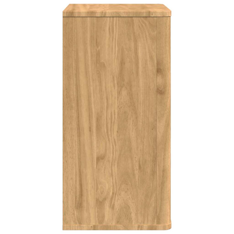 Solid Wood Bathroom Cabinet, Brown
