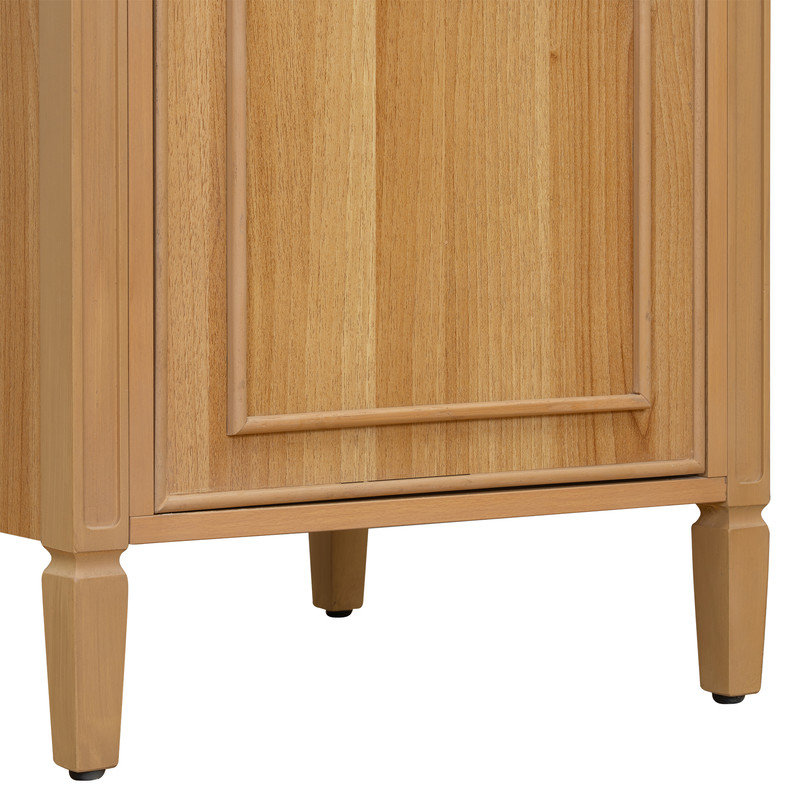 Meuble-lavabo autoportant avec lavabo, tablette réglable et tiroir inclinable
