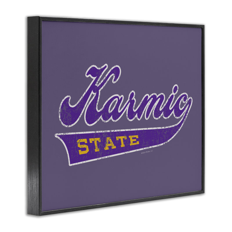 Giclée d'art universitaire Karmic State, Giclée encadrée noir minuit, H 16 po x l 20 po