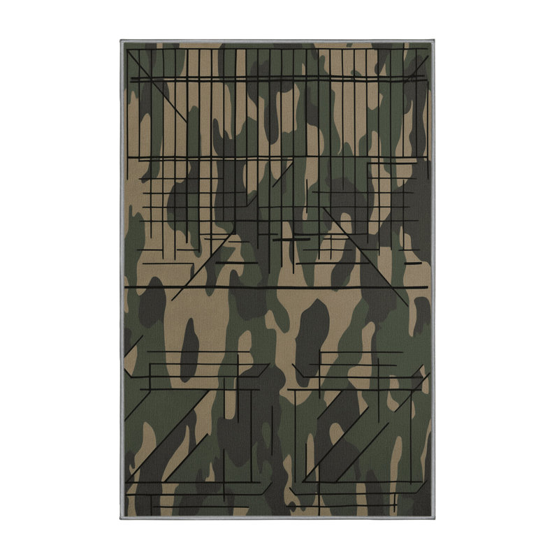 Tapis camouflage Vertex, Rectangulaire 2 pi x 3 pi