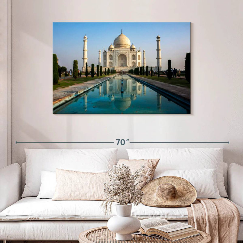 Adella Taj Mahal Pool Reflection, 30" H x 45" W