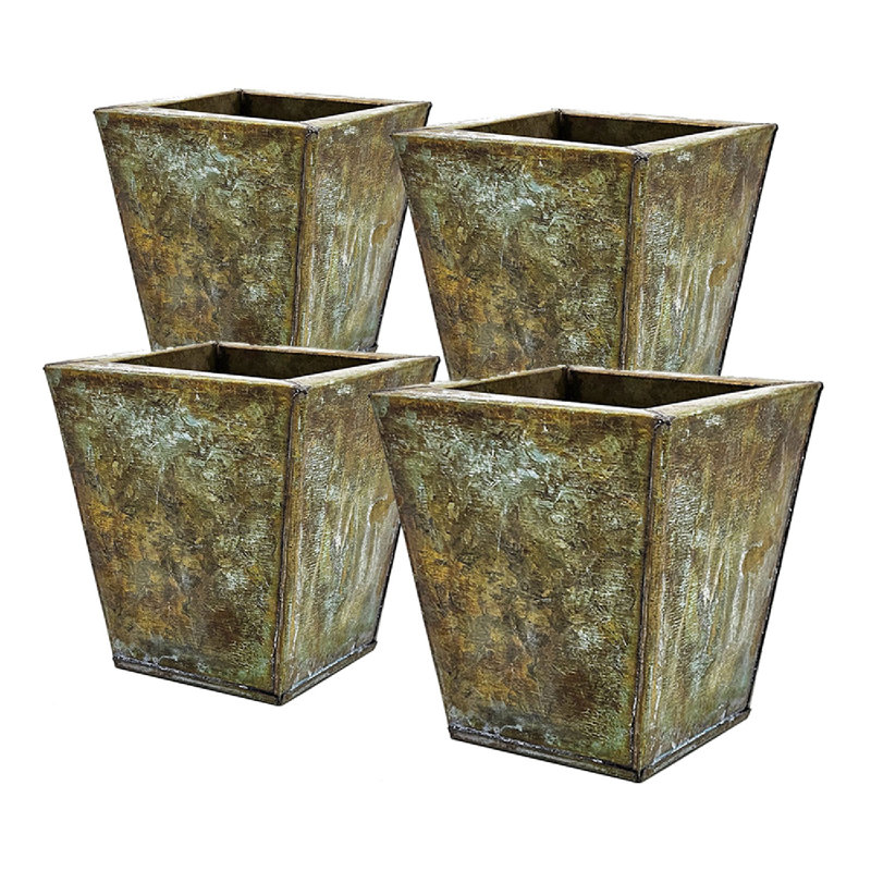 Pots - ensemble de 4 - vert