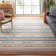 Halle Flatweave Jute/Cotton Southwestern Rug in Orange/Brown/Beige