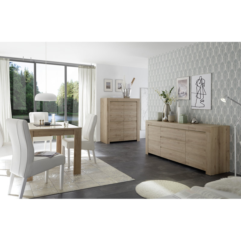 Dashonda 184 Cm Wide 3 Drawer Sideboard