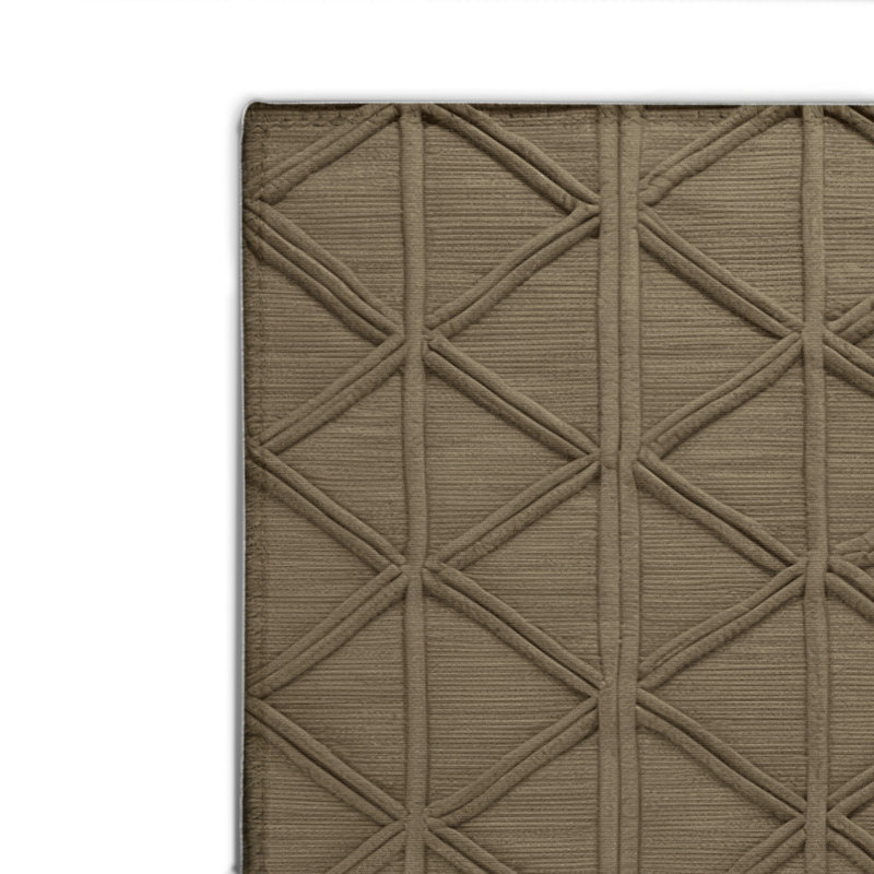 Tapis brun intérieur et extérieur Trellis, Rectangle 2' x 3'