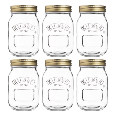 Kilner Regular Mouth Preserve Jar 17 Oz