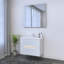 Meuble-lavabo simple 31,5 po avec plateau en bois manufacturé Kashden