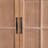 Black + Walnut Manufactured Wood Display Cases