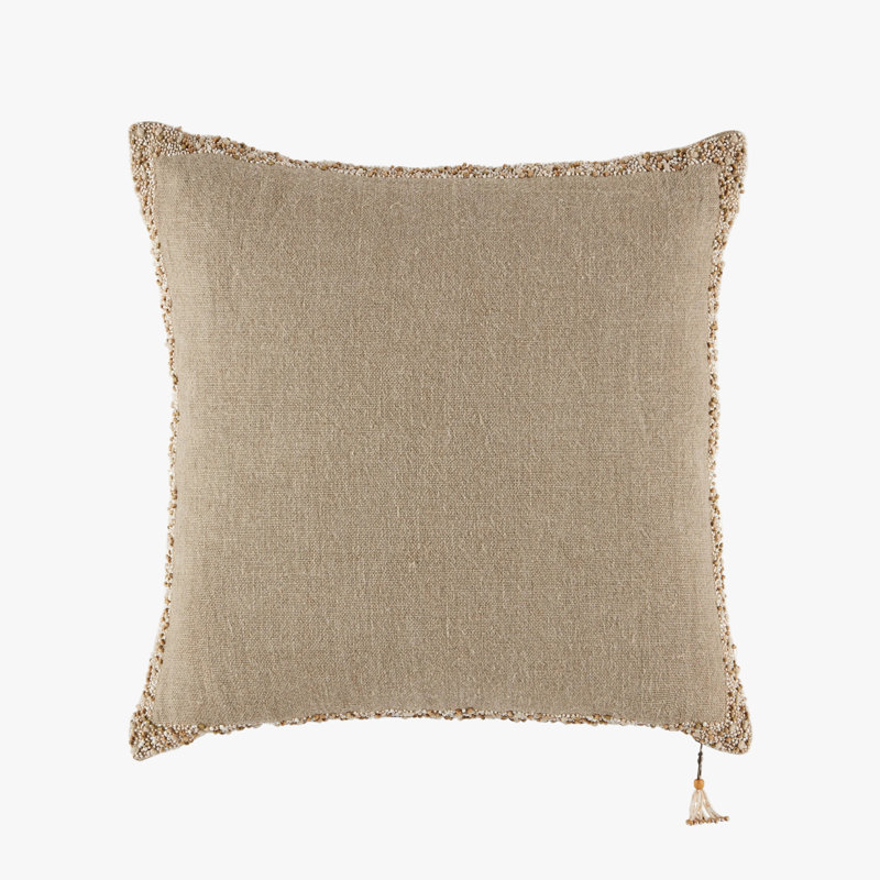 Coastal Breeze Serafina Pillow Cover & Insert, Natural