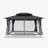 10 Ft. x 12 Ft. Outdoor Aluminum Hardtop Gazebo, Double Roof Patio Gazebo with Curtains and Netting, Ventilated Metal Roof Outdoor Shelter for Backyard, Garden, Deck and Patio, Gray-113380074-113380073