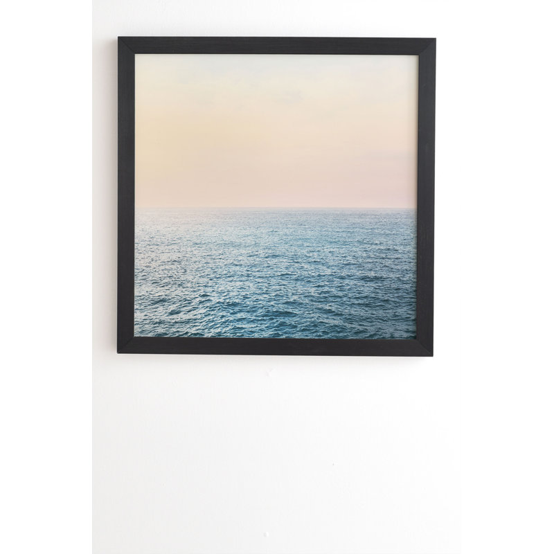 " Peaceful " by Sisi And Seb, Bamboo Framed, No Mat, 20" H x 20" W x 2" D