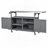 Foldable Outdoor Kitchen Island Patio Mobile Kitchen Cart Portable Outdoor Cooking Island with Lockable Wheels-128765675