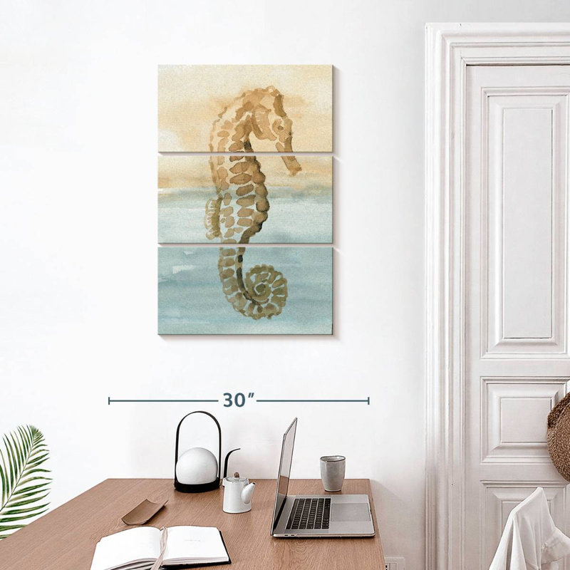 Brampt Peaceful Sand And Sea, 32" H x 20" W