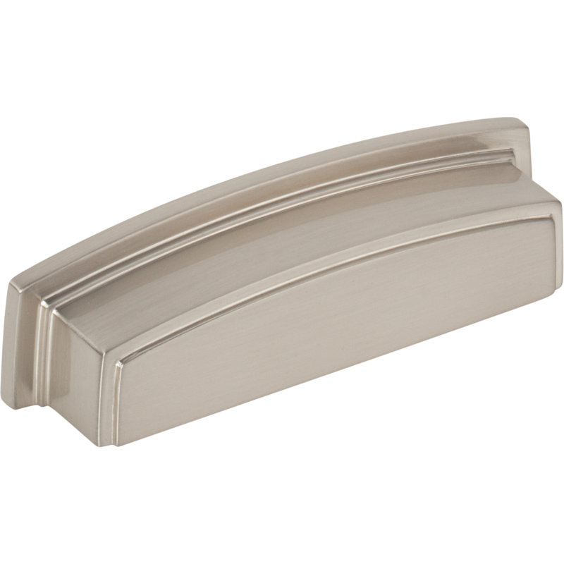 Cup / Bin Pull, Satin Nickel