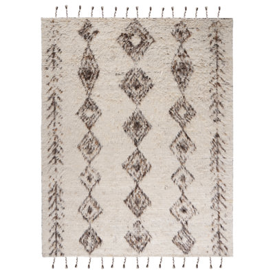 Tapis sud-ouest en laine et coton noué à la main Kenya