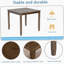 Table de salle à manger en bois, table de cuisine pour petit espace, table de salle à manger pour 4 personnes