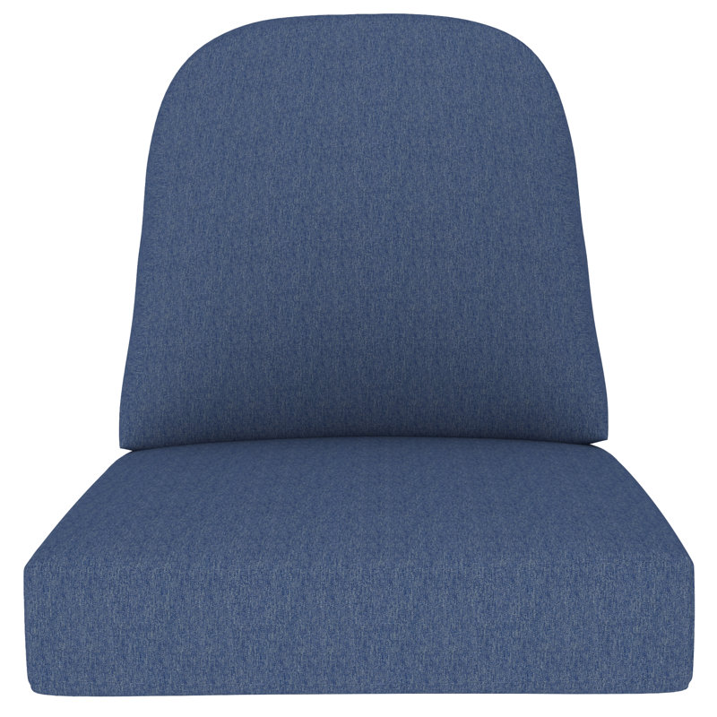 Outdoor Deep Seat Cushion, 22 x 24 x 5 Inch High-Density Foam Patio Chair Cushion with Water-Repellent & UV-Resistant Olefin Cover, Eco-Friendly Seat & Back Cushion