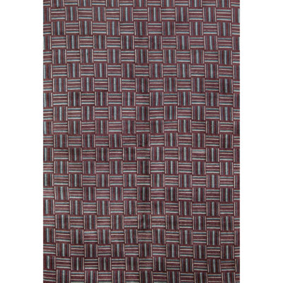 Tapis brun de haute qualité noué à la main