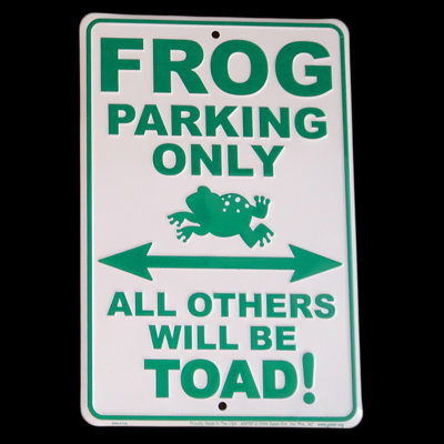 Les grenouilles de grenouille seront seulement toad de décoration murale étain