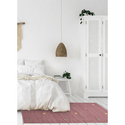 Kilim magenta Marrakech 3 pi 3 po x 5 pi 3 po