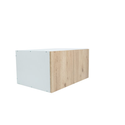Radiance 25 36'' Ready to assemble Light Oak Wall Bridge Kitchen Cabinet