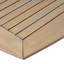 Table de salle à manger d'extérieur en bois gris - sophistiquée et fonctionnelle extensible pour une détente spacieuse