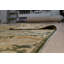 Green Hand-Knotted Wool Scrolled Leaf Border Geometric Modern Contemporary Carpet Rug-2134274403