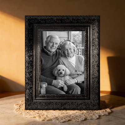 Cadre photo mural 11 pièces x 11 po 11 pièces pour présentation de photos de famille