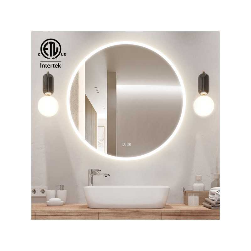 Naliyah Round Wall Mirror, 48" x 48"