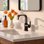 Single-Hole Bathroom Faucet with Drain