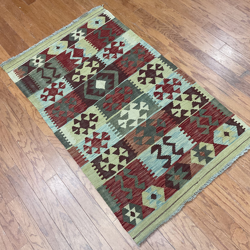  Tapis en laine fabriqué à la main Kilim