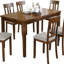 Ensemble de table de salle à manger 7 pièces Transitional Style