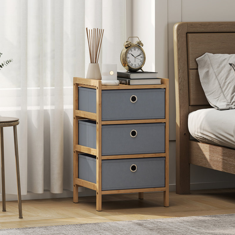 33cm W 3 - Drawer Chest of Drawers, Light Grey
