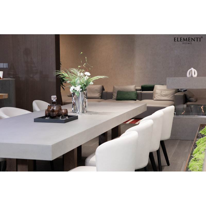Table de salle à manger Elementi Home, H 29,5 po x L 120 po x l 39,8 po