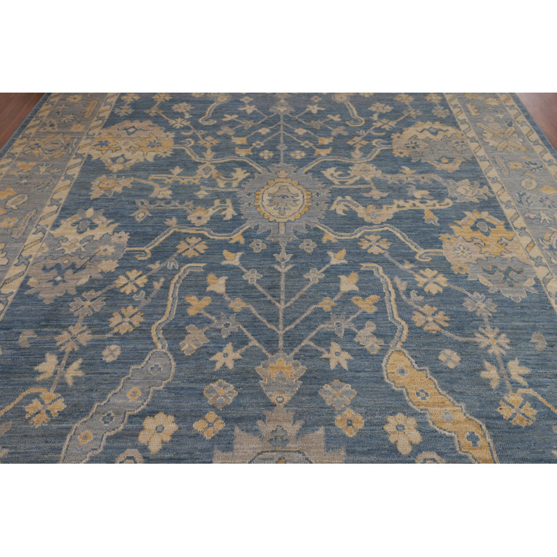 Tapis bleu marine et bleu