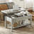 2pcs lift top coffee table