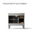 Quo 47'' Wall Mounted Single Bathroom Vanity with Solid Wood Top-91943357