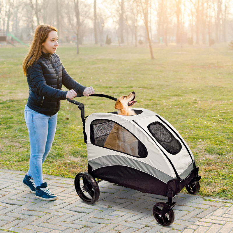 Poussette pour chien pour chien moyen et grand