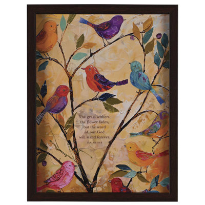 Framed Wall Art Grass Withers Isa. 40:8
