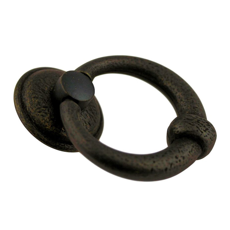 2" Ring Pull Dark Antique Bronze