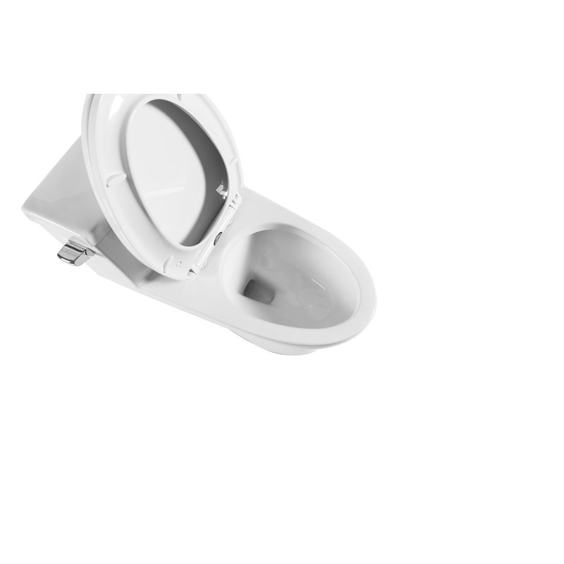 Toilette blanche une pièce à conception moderne