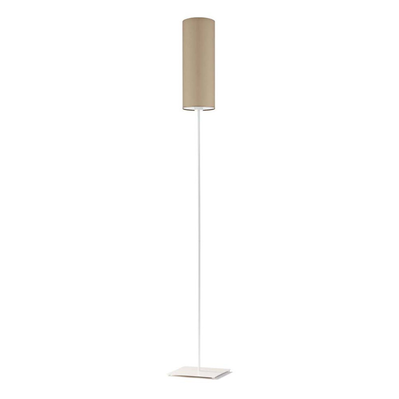 Florencja 165cm Traditional Floor Lamp, Beige, White